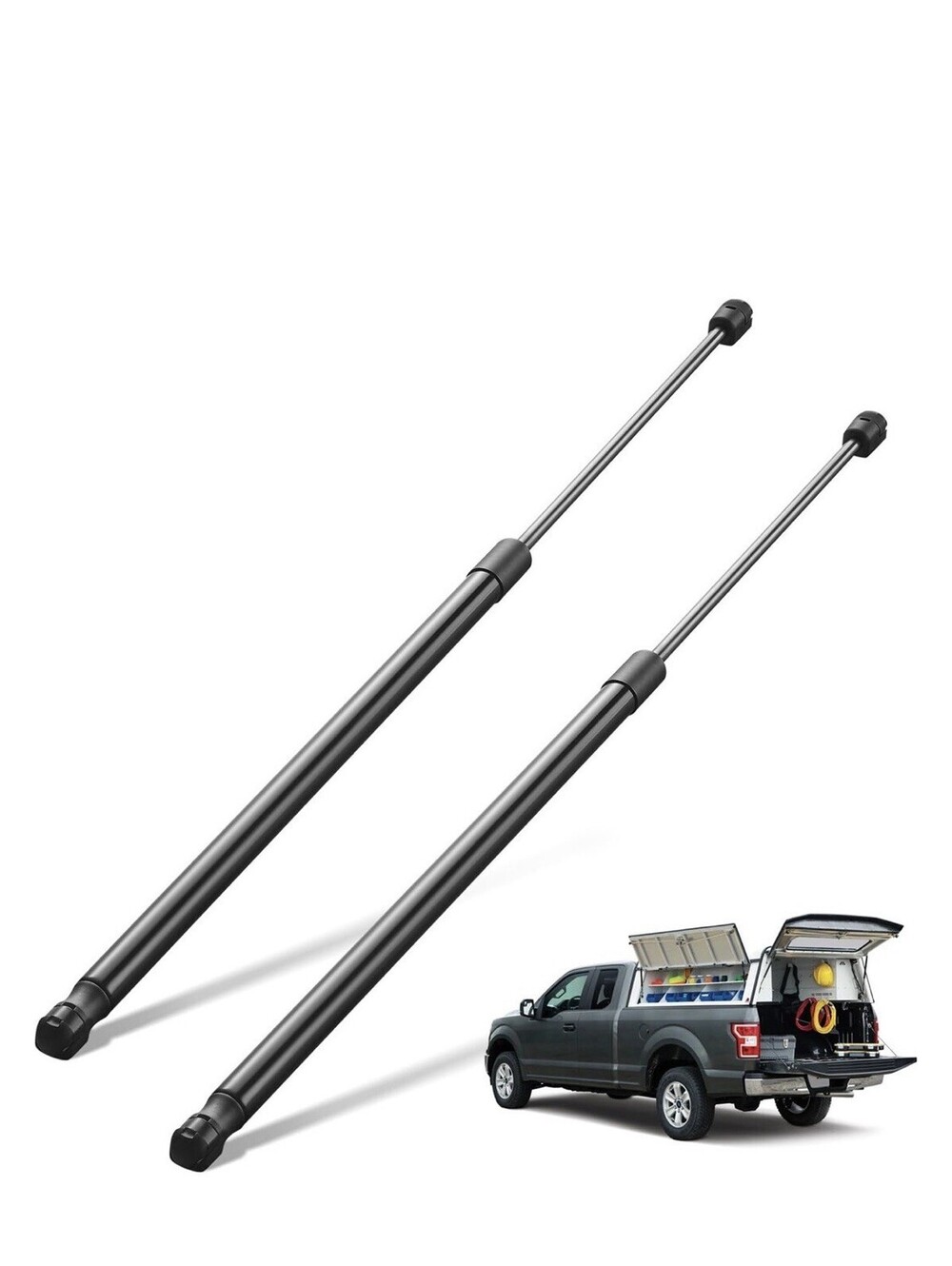 BDFHYK C16-12666 26” 450N Gas Struts Leer Camper Shell Topper 2 Pack